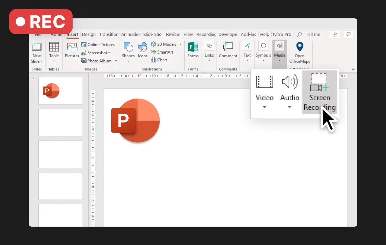 PowerPoint Screen Recording Full Tutorial Easy StepbyStep